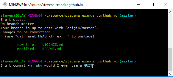 git cli